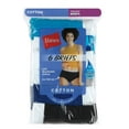 Hanes Women's Cotton Sporty Briefs Underwear, 6Pack