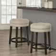 thumbnail image 2 of Hillsdale Krauss 25.5" Wood Transitional Counter Stool in Gray/Stone, 2 of 2