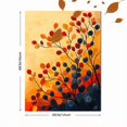 thumbnail image 3 of Qisvanset 12x16 Inch 2D Flat Framed Canvas Art, Isaiah Bible Verse Holly Berry Matisse Style Holiday Religious Wall Decor Gift, 3 of 5