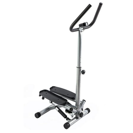 Sunny Health & Fitness Twist Stepper Step Machine w/ Handlebar and LCD Monitor - NO. 059