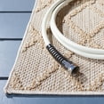 thumbnail image 4 of SAFAVIEH Global Regina Diamond Indoor/Outdoor Area Rug, Beige/Brown, 6'7" x 6'7" Round, 4 of 10