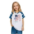 thumbnail image 4 of ZACPNCV July 4th Shirts for Kids Boys Girls Flag USA Print Tees Patriotic Casual Short Sleeve Tops Memorial Day Gift T Shirt Blue 7-8 Years, 4 of 8