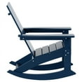 thumbnail image 4 of Parkdale Outdoor HDPE Plastic Adirondack Rocking Chair in Navy Blue, 4 of 7