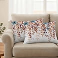 thumbnail image 2 of Brown Eucalyptus Fall Outdoor Waterproof Pillow Covers, Botanical Weeping Leaves Pastoral Decorative Rectangle Throw Pillowcase Sofa Cushion Sham for Patio/Couch/Chair, 20"x12" 2 Pack, 2 of 8