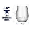 thumbnail image 2 of Vaso de vino YETI Rambler de acero inoxidable, 300 ml, amarillo alpino, 2 of 7