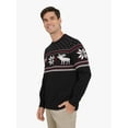 thumbnail image 5 of Chaps Men's & Big Men's Cotton Holiday Fairisle Crewneck Sweater, Sizes S-3XL, 5 of 7
