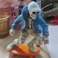 thumbnail image 4 of POINTERTECK Cool Skeleton Figures Sports Series Skull Resin Crafts Decorations Statue For Car Instrument Panel Desk Decoration, 4 of 6