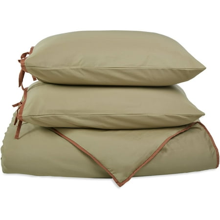 Impressions 600 Thread Count Cotton Rich Bahama Solid Duvet Set