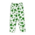 thumbnail image 4 of Xecao St Patrick's Day4 Women's Straight Lounge Pajama Pants: The Epitome of Relaxed Sleepwear, 4 of 9