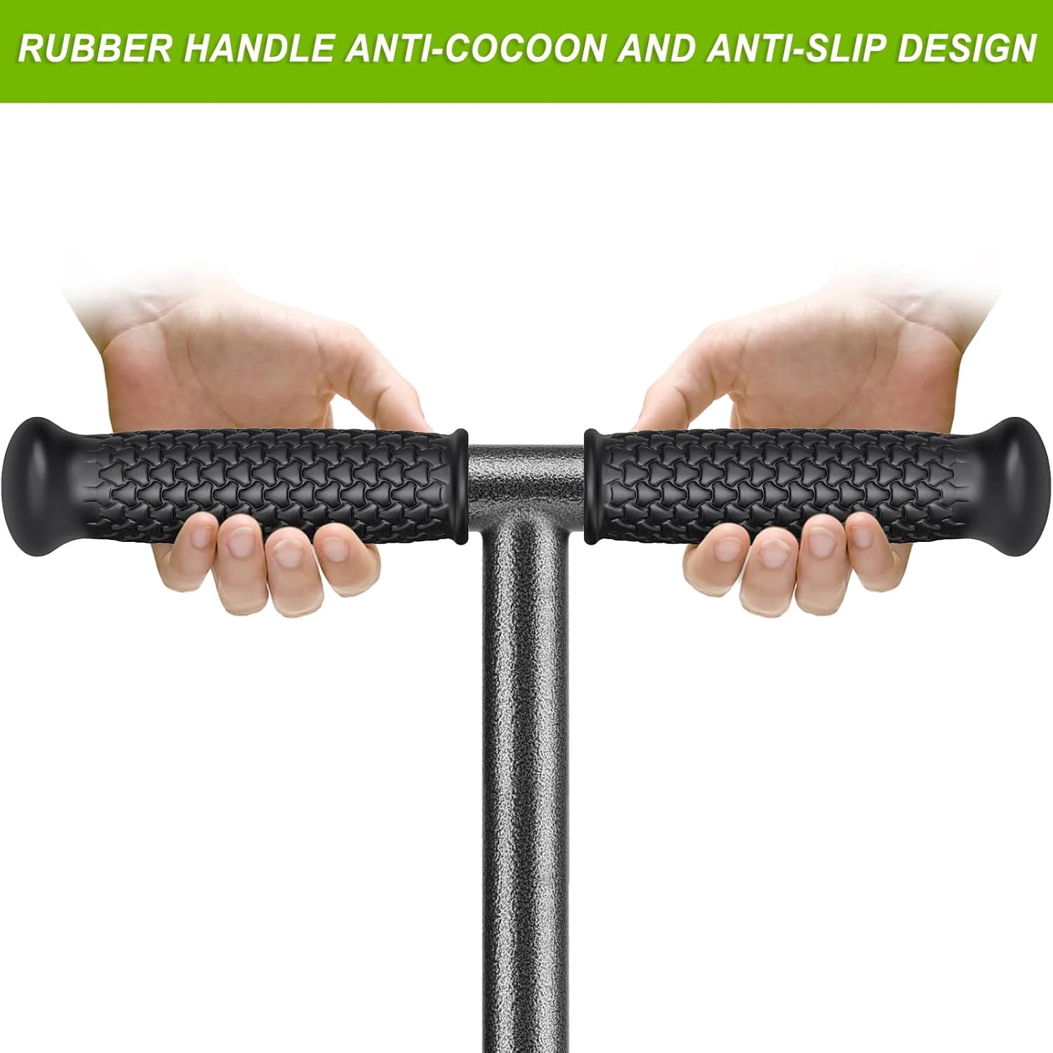 Manual Lawn Aerator with 4 Stainless Steel Coring Tines, Soil Core Storage Tray, and Pre-Assembled Handle for Healthier Grass