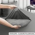 thumbnail image 3 of DSM Fabrics Full Bed Sheets - 4 Pcs Bedding Sets Full - Soft Brushed Microfiber Fabric - Deep Pockets Bed Sheets - Cooling Sheets - Wrinkle & Fade Resistant - Room Decor - (Full, Light Gray), 3 of 7