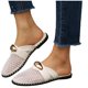 thumbnail image 4 of Zapatos Casuales de las Mujeres de Moda Malla Redonda Del Dedo Del Pie Más Tamaño Transpirable Zapatillas de Playa Planas Zapatos de Verano de las Mujeres de Moda Cómodo Estilo Primavera / Verano, 4 of 9