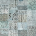 thumbnail image 1 of Ahgly Company Machine Washable Indoor Square Contemporary Roman Silver Gray Area Rugs, 3' Square, 1 of 7