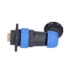 thumbnail image 2 of Conector de alimentación impermeable IP68, enchufe de aviación de 4 agujeros, cuadrado, macho y hembra, 380V, 10A, SP28, 2 of 8