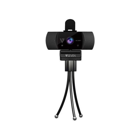UPC: 0662919111521 | V7 WCF1080P Webcam – 2 Megapixel – 30 fps – USB Type A – 1920 x 1080 Video – Fixed Focus – Microphone – Notebook  Monitor