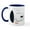 White/Navy Inside, variant on CafePress - Peanuts Snoopy Emoji 15 Oz Ceramic Large Mug - 11 oz Ceramic Mug - Novelty Coffee Tea Cup