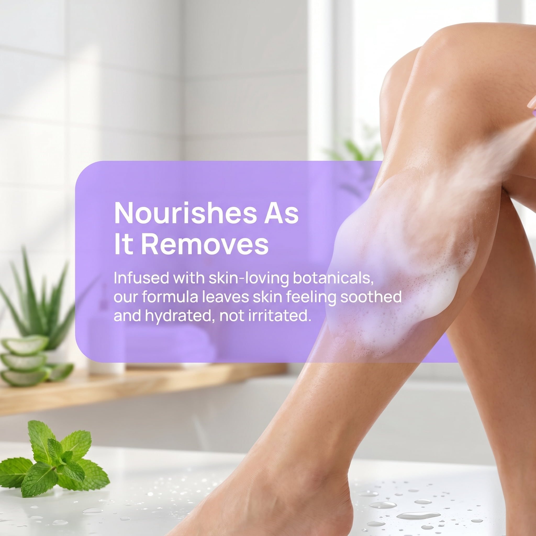 Hair Removal Spray, Gentle Body Hair Removal Spray with Skin Loving Ingredients, Smooth Skin Care Spray for Legs Arms Bikini Area and Body.(Spray)