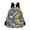 Vintage Celestial Tarot, variant on JIALIOU Mini Backpack Purse for Women Quilted Casual Daypack Small Travel Shoulder Bag, Evening Colorful Clouds
