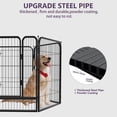 thumbnail image 3 of Cozgesto Dog Playpen Puppy Playpen Portable Pet Outdoor Dog Fence Run Barrier for Medium/Large/Small Dogs Dog Pen Indoor for RV Camping Garden Yard(6 Panels, 40"Height), 3 of 8