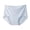 Blue, variant on Womens High Rise Seamless Cotton Briefs Vertical Stitching Breathable Comfort Underwear Women