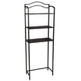 thumbnail image 5 of Household Essentials 3-Tier Over the Toilet Storage Shelf, Espresso Brown, 5 of 5