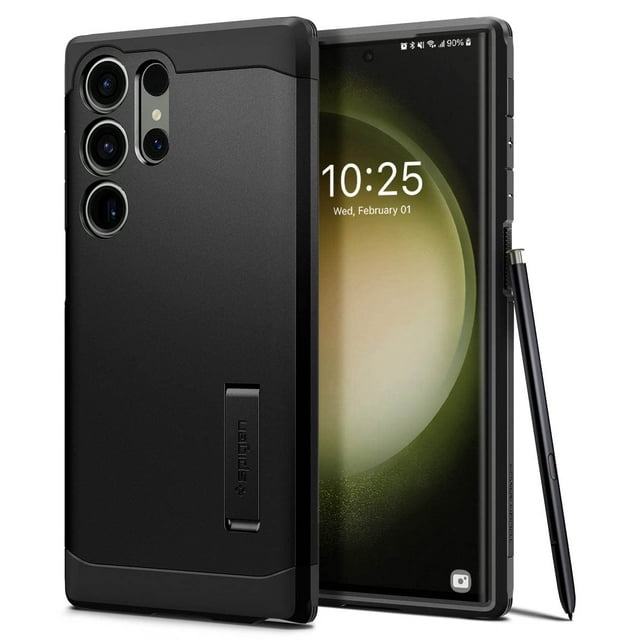 Funda Spigen Tough Armor para el Galaxy S23 Ultra con soporte