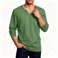 thumbnail image 5 of Guluxicc Men's T Shirts Classic Fit V-Neck Long Sleeve Shirts for Everyday Wear Summer Casual Outfits, 5 of 5