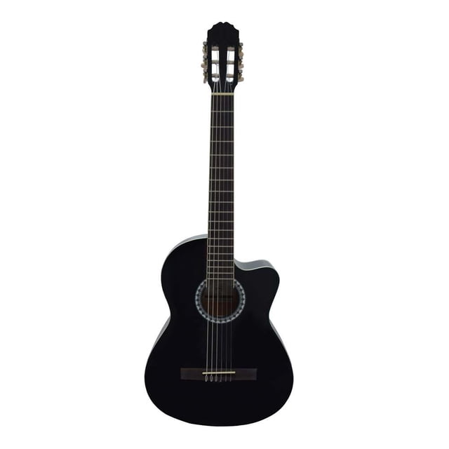 Guitarra Electroacústica 4/4 Negra con Resaque Gewa PS510198