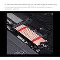 thumbnail image 2 of 2X M.2 NVMe SSD Heat Sink 2mm for M2 2280 Solid State Hard Disk Copper Heatsink with Thermal Pad Laptop SSD Radiator, 2 of 7