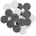 thumbnail image 2 of SoftTouch 1 12 Coussinets de Meubles Ronds en Feutre Résistant - Se Déplacer Sans Effort et Protéger les Sols des Surfaces, Gris (24 Pack), 2 of 4