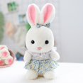 thumbnail image 1 of 2022 Cute / Soft / Bunny Plush Toy / Bunny Figure in Flower Skirt / Rural Rabbit / Children's Birthday Gift/Christmas Giftblue40cm Deng Xun unisex, 1 of 2
