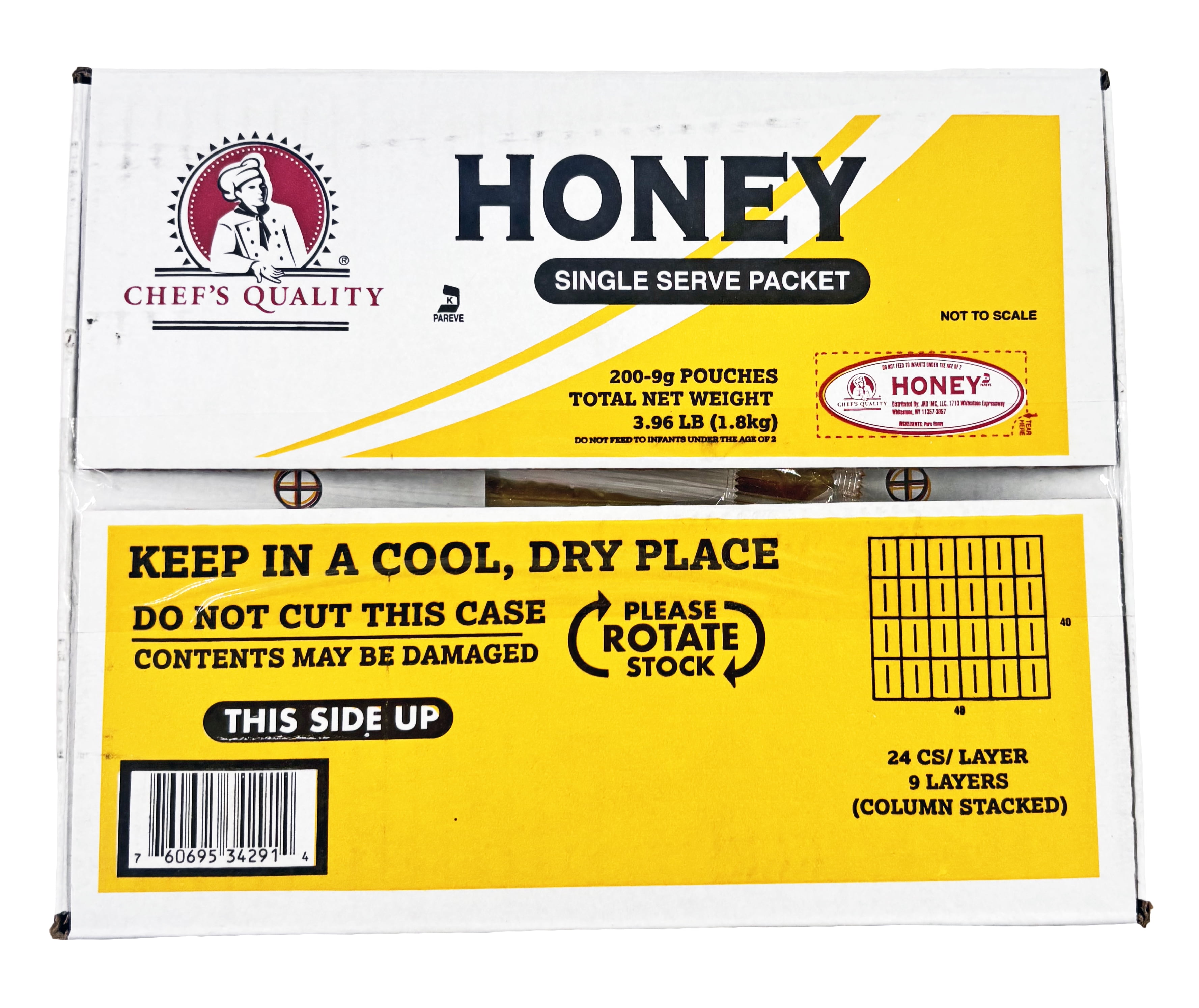 Chef's Quality Honey single serve-200 packets