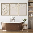 thumbnail image 3 of PixonSign Framed Canvas Print Wall Art Bird in Cherry Blossom Tree Minimalism Nature Wilderness Illustrations Modern Art Botanical Floral Farmhouse/Country Multicolor Zen - 16"x24"x3 Natural, 3 of 5