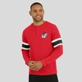 thumbnail image 6 of Men's Darius Rucker Collection by Fanatics Red Georgia Bulldogs Waffle-Knit Raglan Long Sleeve Henley T-Shirt, 6 of 6