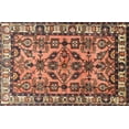 thumbnail image 1 of Ahgly Company Machine Washable Indoor Rectangle Traditional Sand Brown Area Rugs, 5' x 8', 1 of 7
