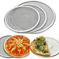 thumbnail image 5 of 3X Plateau de Cuisson Rond Professionnel pour Four à Pizza Grille de Barbecue Filet Antiadhésif (12 Pouces), 5 of 5