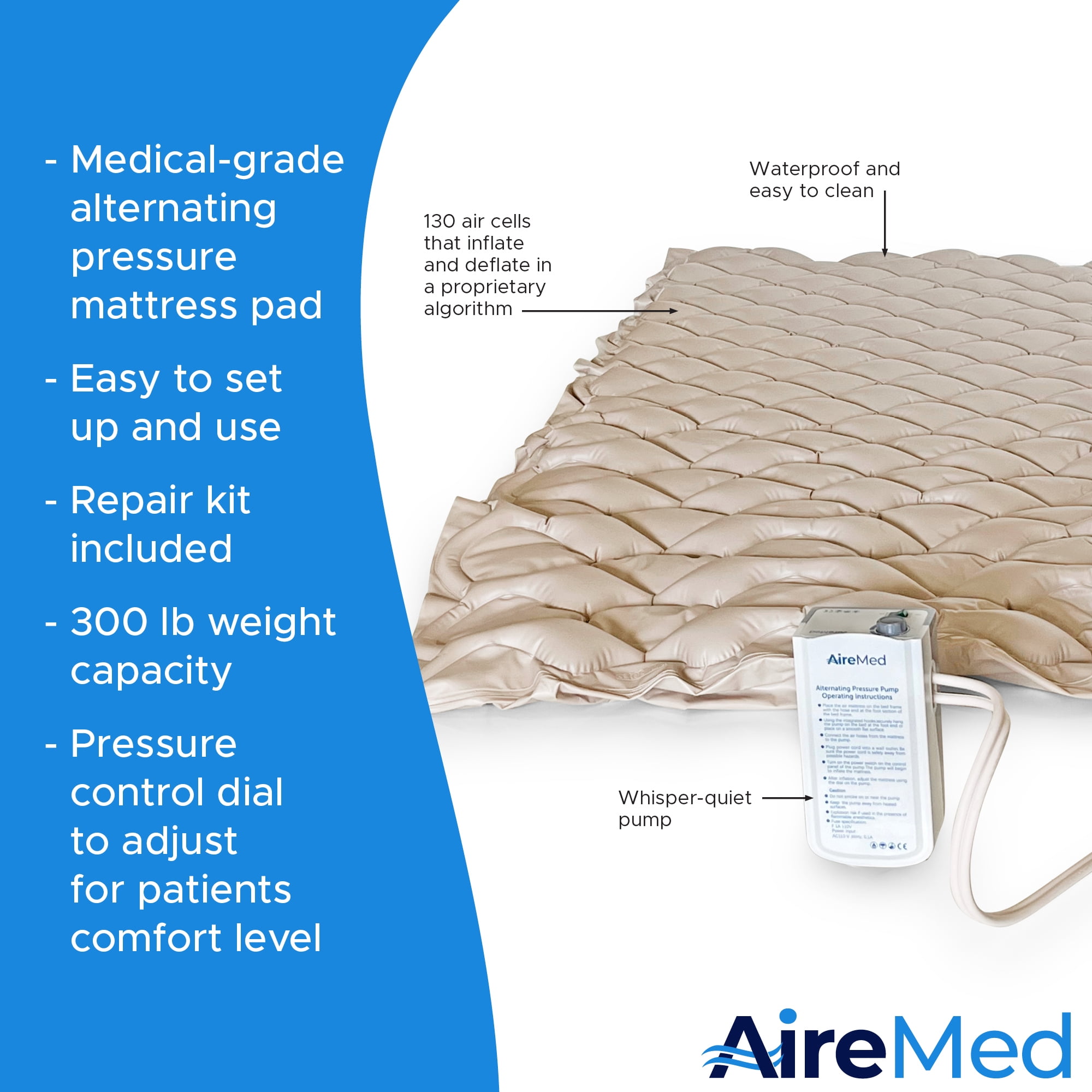 Airemed Air Pressure Mattress Pad