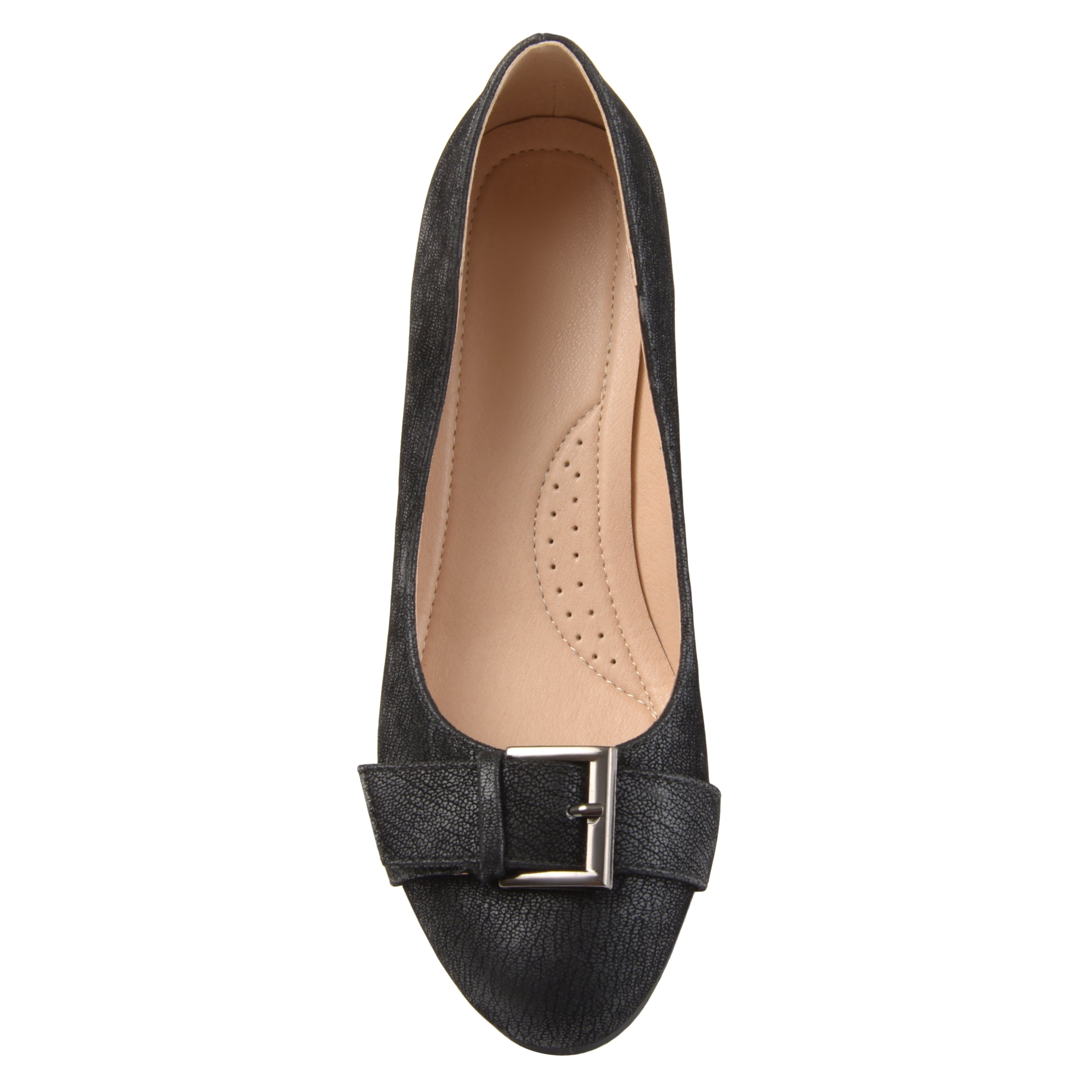 Journee Womens Graysn Comfort Insole Slip On Round Toe Wedge, Widths Available