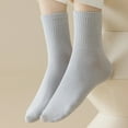 thumbnail image 4 of Sookeceks 6 Pairs Cotton Crew Socks for Women, Casual Dress Size for Trouser, Soft Autumn/Winter Socks Above Ankle Socks 5-9, 4 of 8