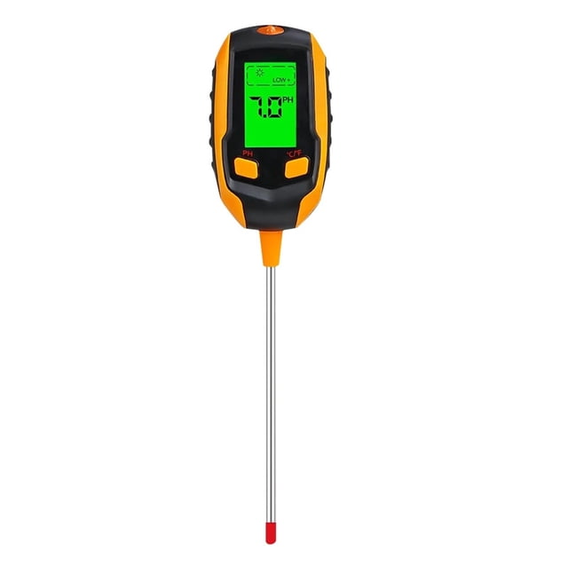 5 In 1/4 In 1 Household Potted Pot Soil Tester PH Detector Acidity Meter Illuminance Meter Temperature Hygrometer Moisture Meter ,Upgraded Testing Structure