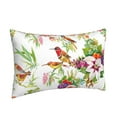 thumbnail image 2 of Balery Birds And Flowers Bedding Queen Pillow Cases - Envelope Closure - Soft Brushed Microfiber Fabric - Shrinkage and Fade Resistant Pillow Cases-16"x24", 2 of 9