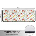 thumbnail image 5 of Kitchen Rugs Sets Of 2,Pioneer Flower Floral Print Pattern Anti Fatigue Kitchen Mat Rugs Non Slip Washable,Decorative Kitchen Floor Mats for Kitchen,Sink,Laundry,17X47 Inch, 5 of 5