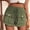 Army Green, variant on uublik Shorts Women Super Soft Drawstring Loose Lounge Shorts Beige