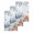 Light Blue, variant on Orange Blue Starfish Coastal Kitchen Dish Towels for Drying Dishes Set of 3, Summer Beach Eucalyptus Waffle Weave Microfiber Hand Tea Bathroom Towels Quick Dry & Absorbent Towel 12x12