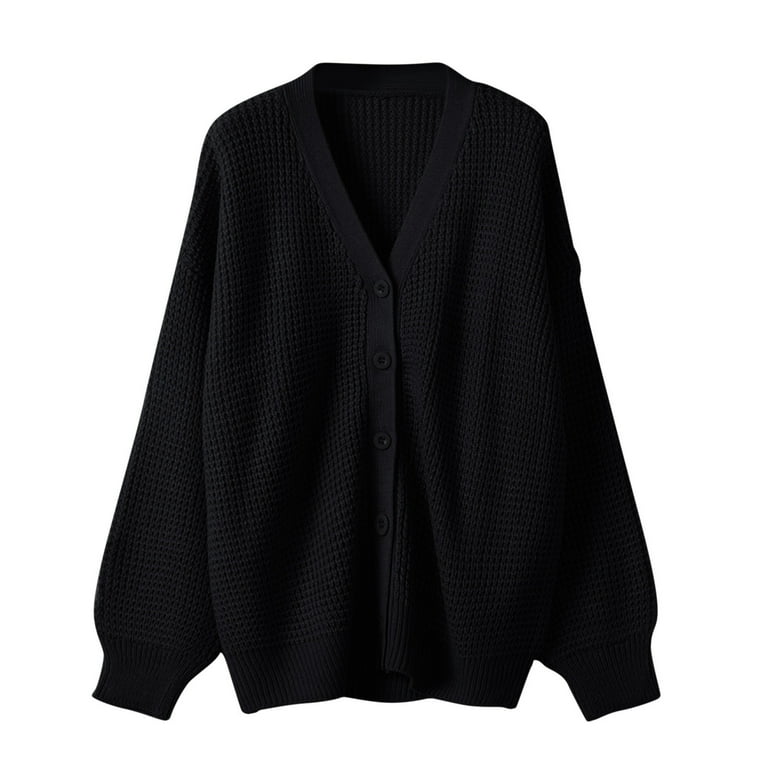 Oversized black cardigans hotsell