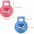 thumbnail image 1 of 13 Colors 65PCS Plastic Cord Locks for Clothing, Bags, Shoes, and DIY Projects, 1 of 2