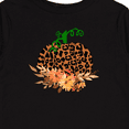 thumbnail image 4 of Inktastic Cheetah Print Pretty Pumpkin with Fall Leaves Boys or Girls Long Sleeve Toddler T-Shirt, 4 of 5