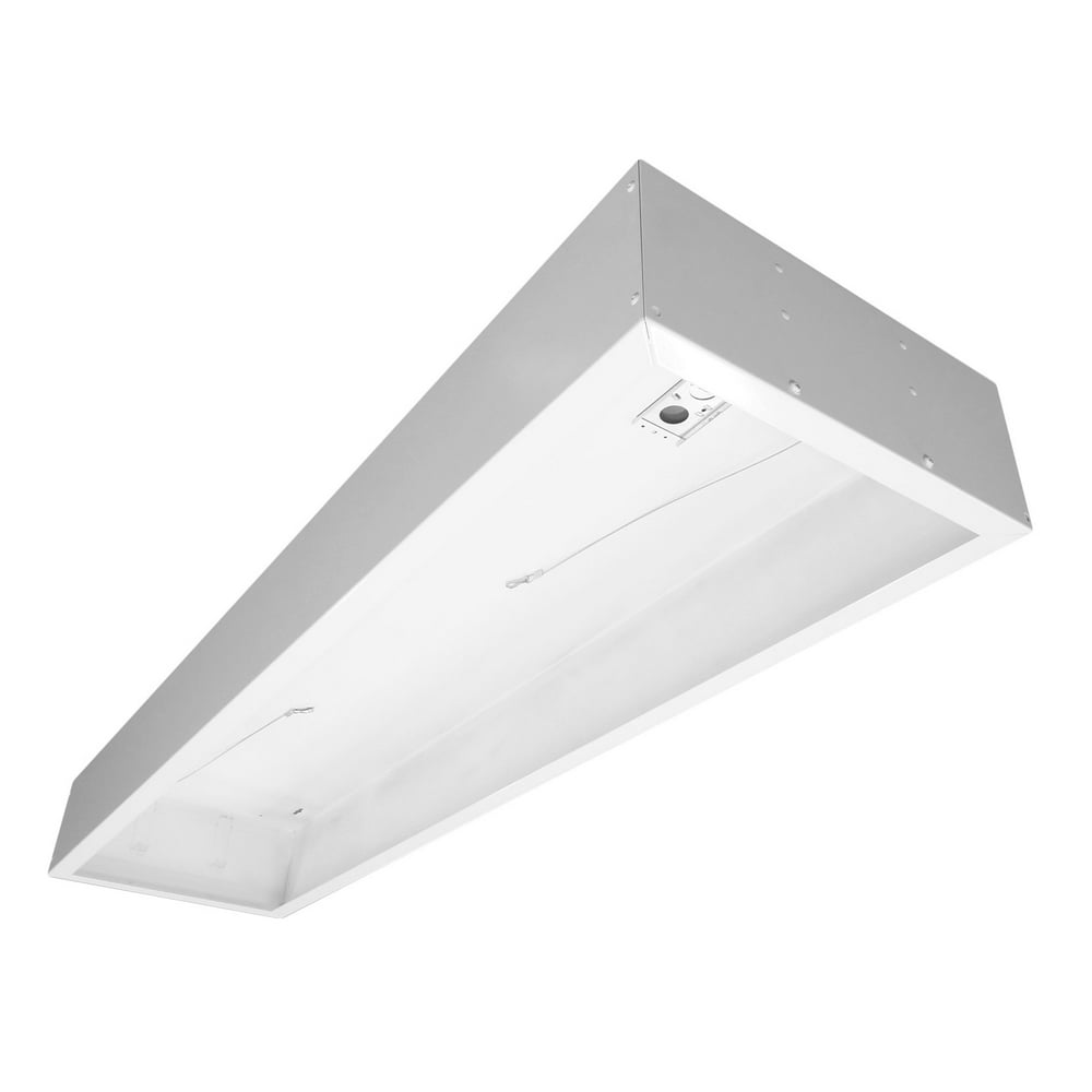 NICOR Lighting Surface Mount Frame Kit Enclosure for 1x4 Ft LED Troffer