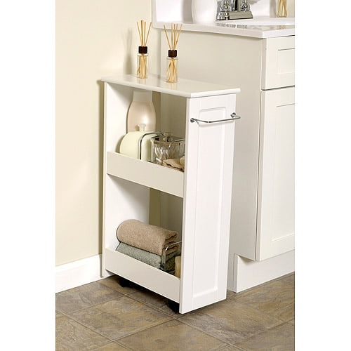 White Wood Slim Organizer