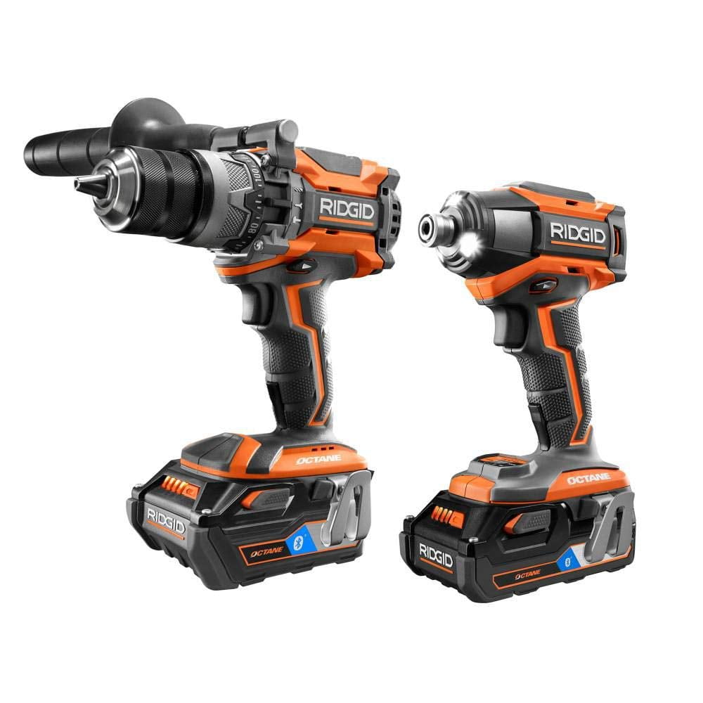 Ridgid R9500 18 Volt Octane Brushless Cordless LithiumIon Hammer Drill